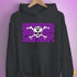 Lesbian Labrys Pride Pirate Flag Hoodie - Dark Grey Heather